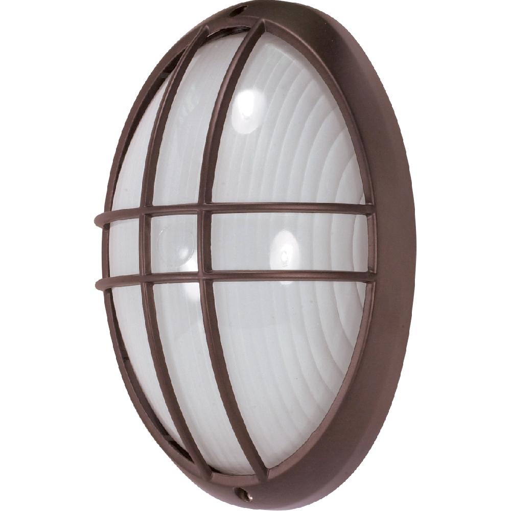 nuvo lighting Brentwood 1 Light 13 inch Architectural Bronze Outdoor Bulk Head