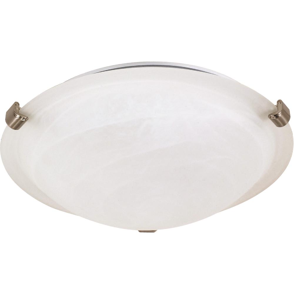 nuvo lighting Brentwood 1 Light 13 inch Brushed Nickel Flush Mount Ceiling Light