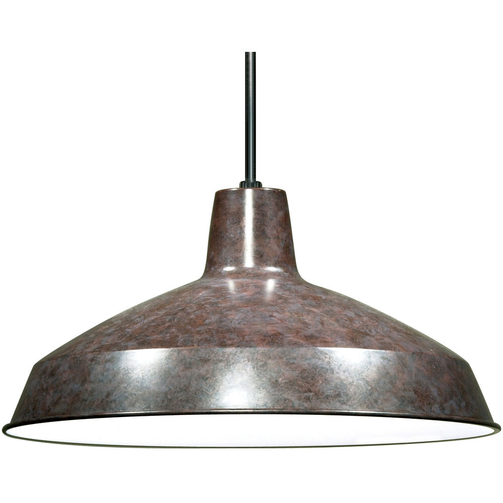 Nuvo Lighting Brentwood 1 Light 16 Inch Brushed Nickel Pendant Ceiling Light