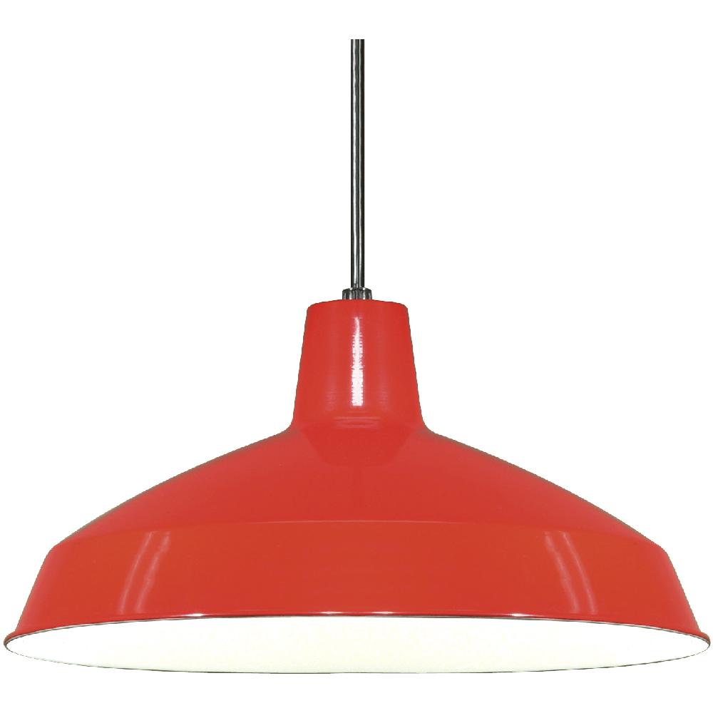 nuvo lighting Brentwood 1 Light 16 inch Red Outdoor Pendant