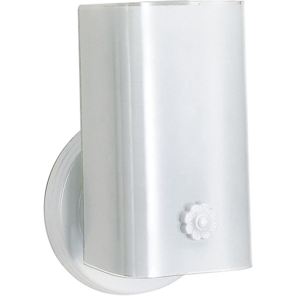 nuvo lighting Brentwood 1 Light 5 inch White Bath Light Wall Light