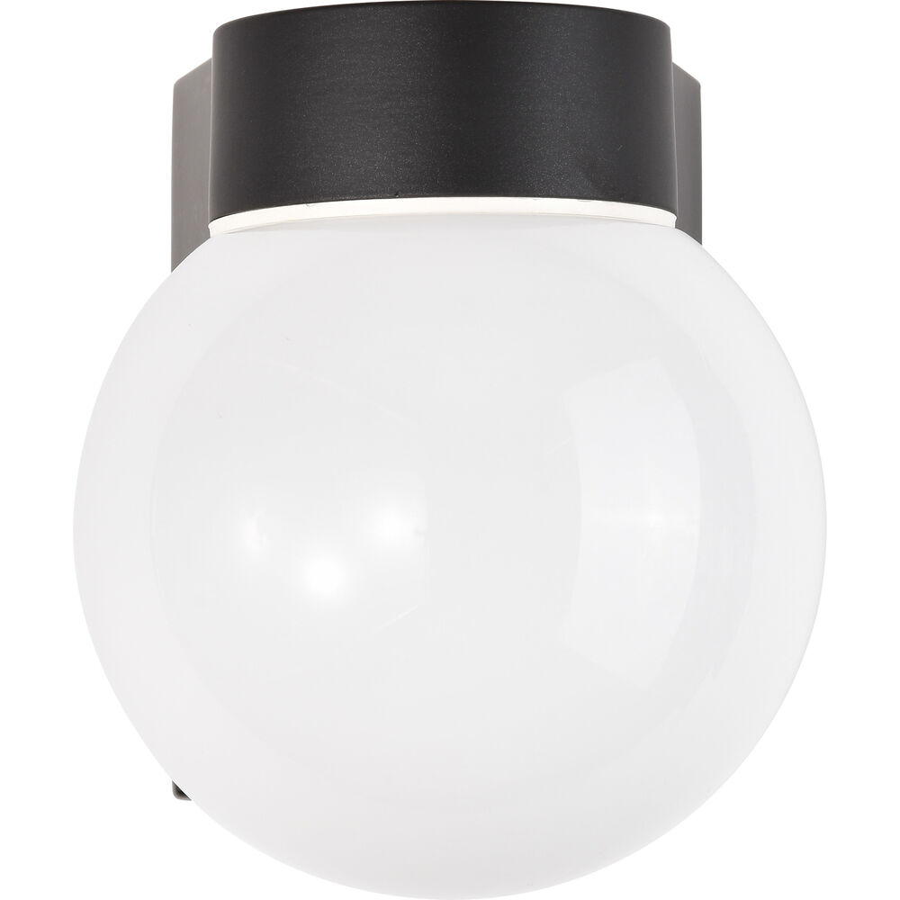 Nuvo Lighting Brentwood 1 Light 7 Inch Black Outdoor Wall Mount