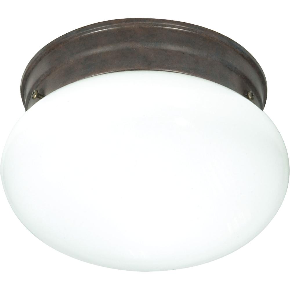 nuvo lighting Brentwood 1 Light 8 inch Old Bronze Flush Mount Ceiling Light