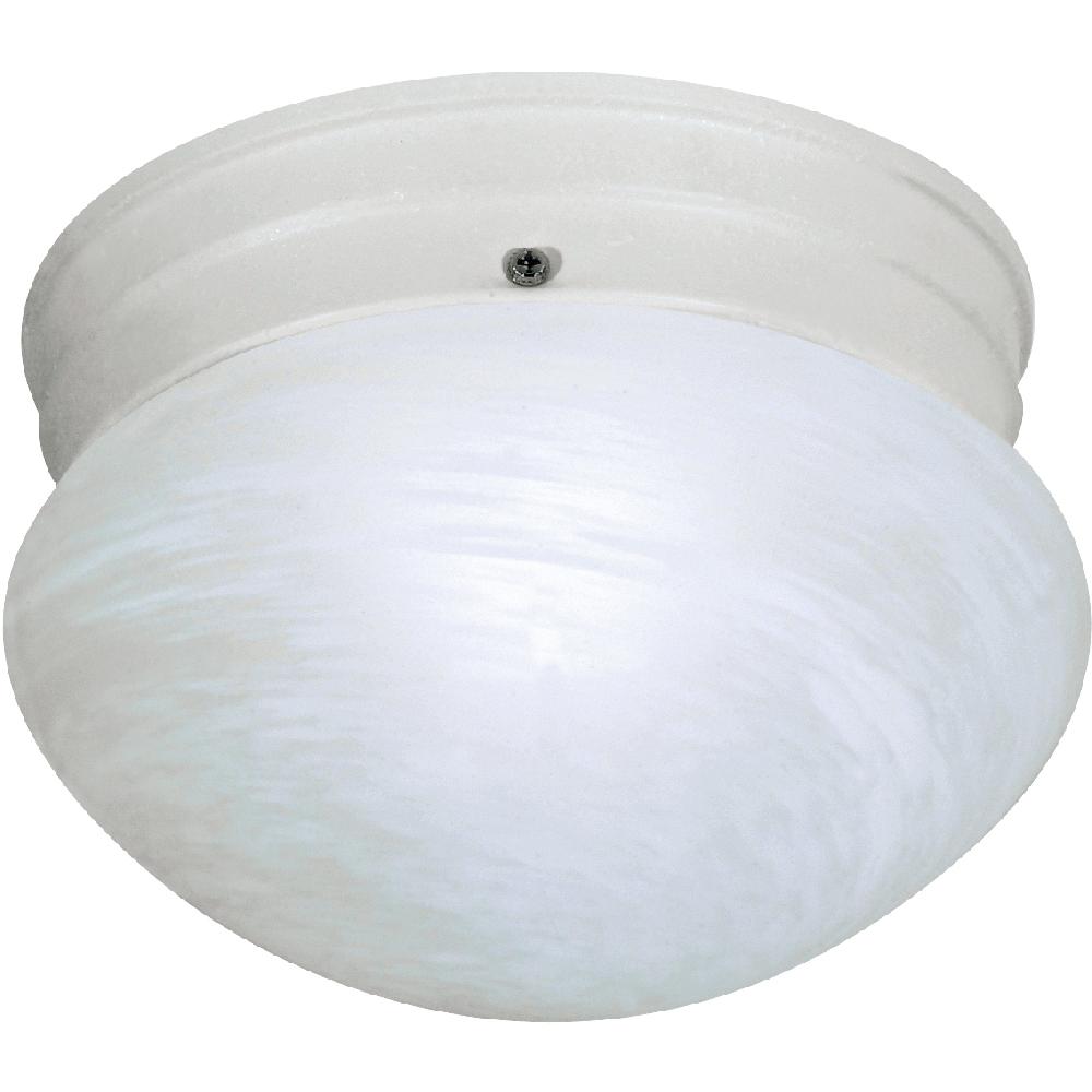 nuvo lighting Brentwood 1 Light 8 inch Textured White Flush Mount Ceiling Light