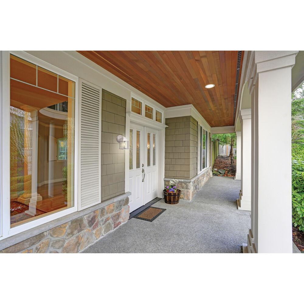 Nuvo Lighting Brentwood 1 Light 9 Inch White Outdoor Wall Lantern