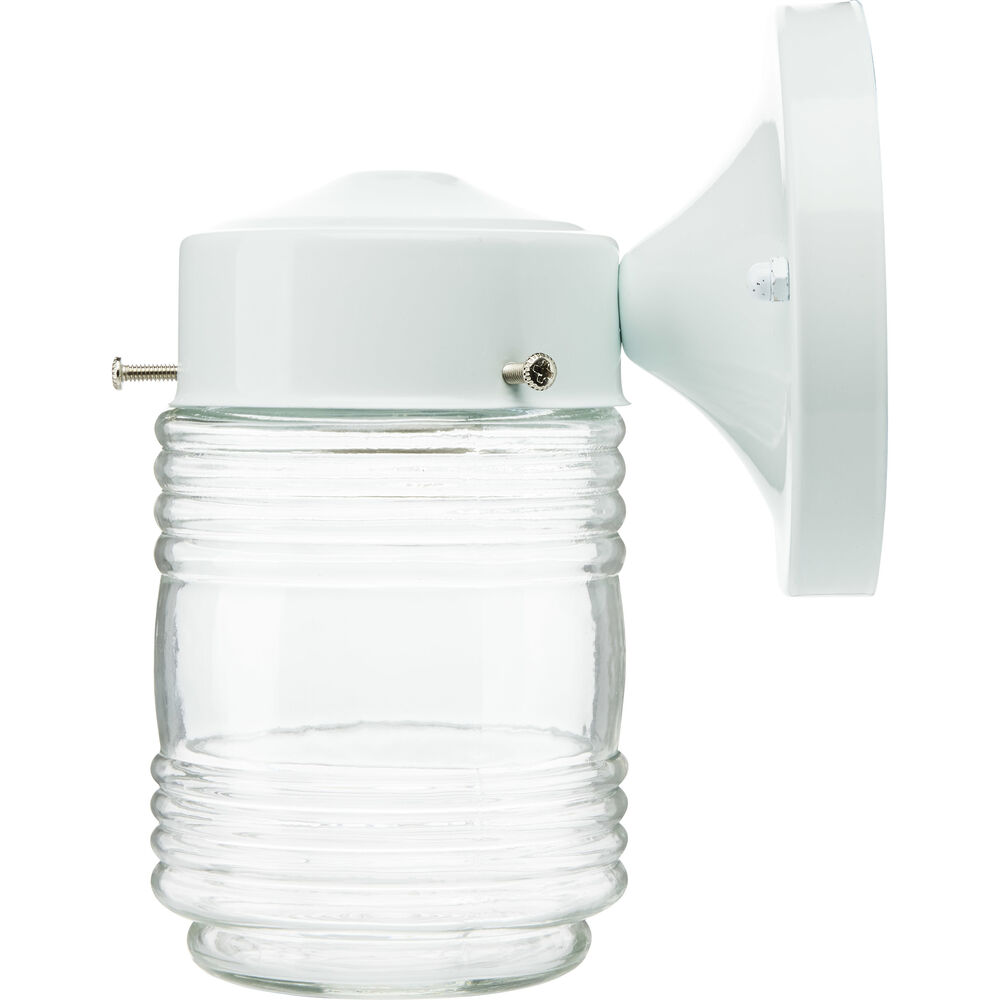 Nuvo Lighting Brentwood 1 Light 9 Inch White Outdoor Wall Mount