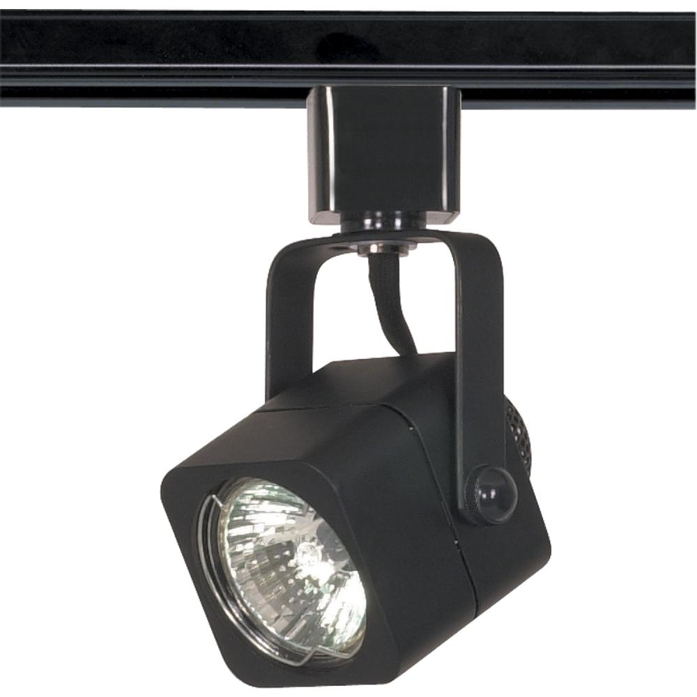 nuvo lighting Brentwood 1 Light Black Track Lighting Ceiling Light Square