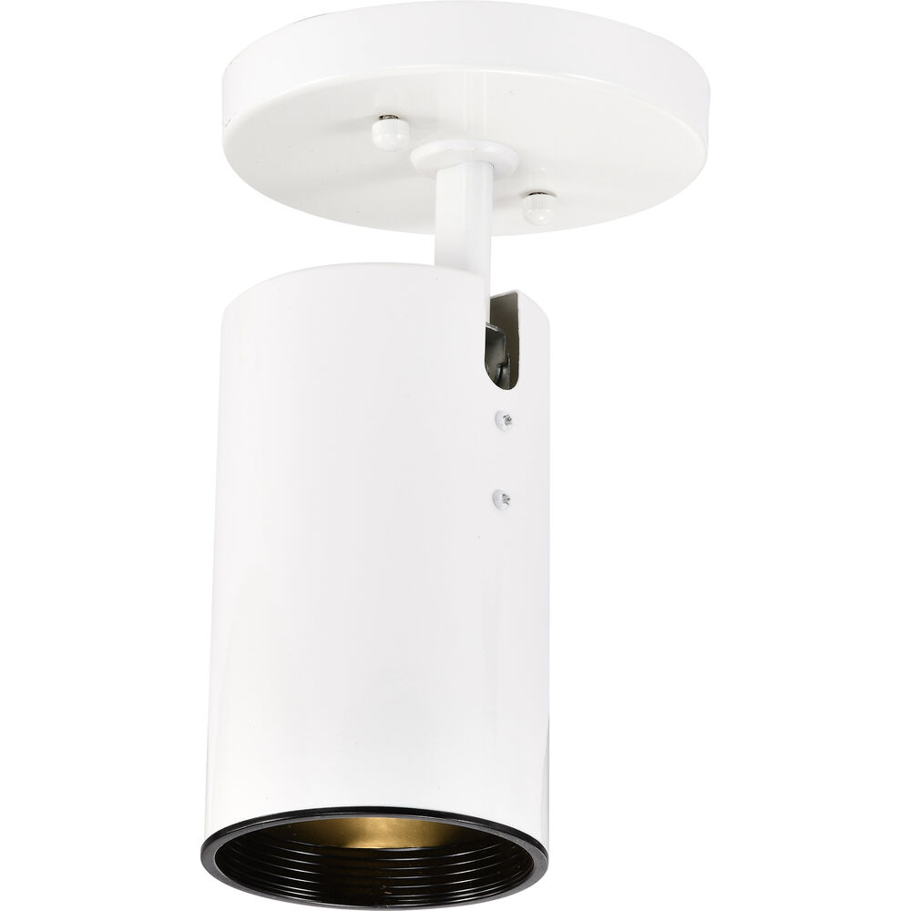Nuvo Lighting Brentwood 1 Light White Semi Flush Mount Ceiling Light