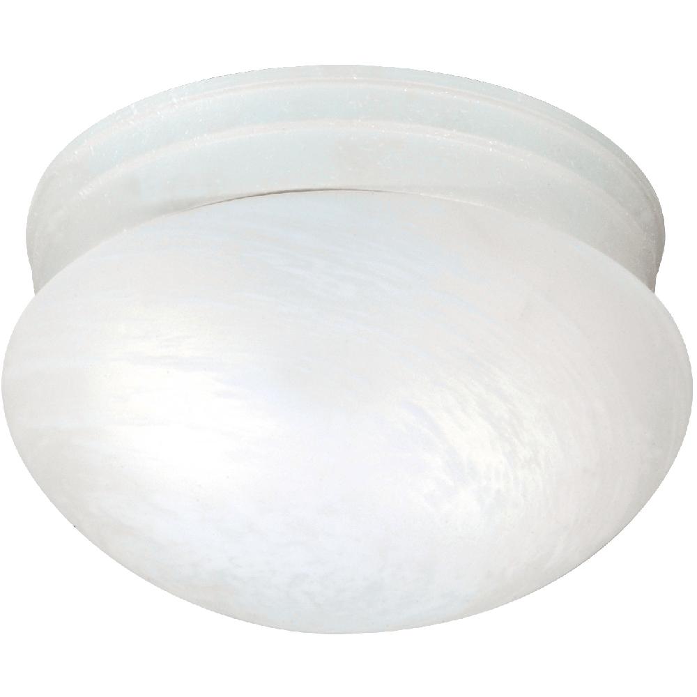 nuvo lighting Brentwood 2 Light 10 inch Textured White Flush Mount Ceiling Light