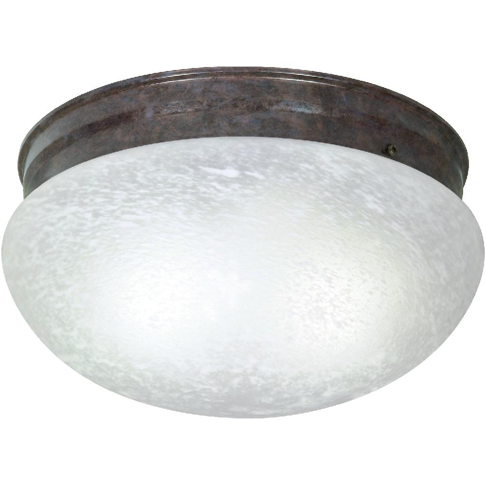 nuvo lighting Brentwood 2 Light 12 inch Old Bronze Flush Mount Ceiling Light