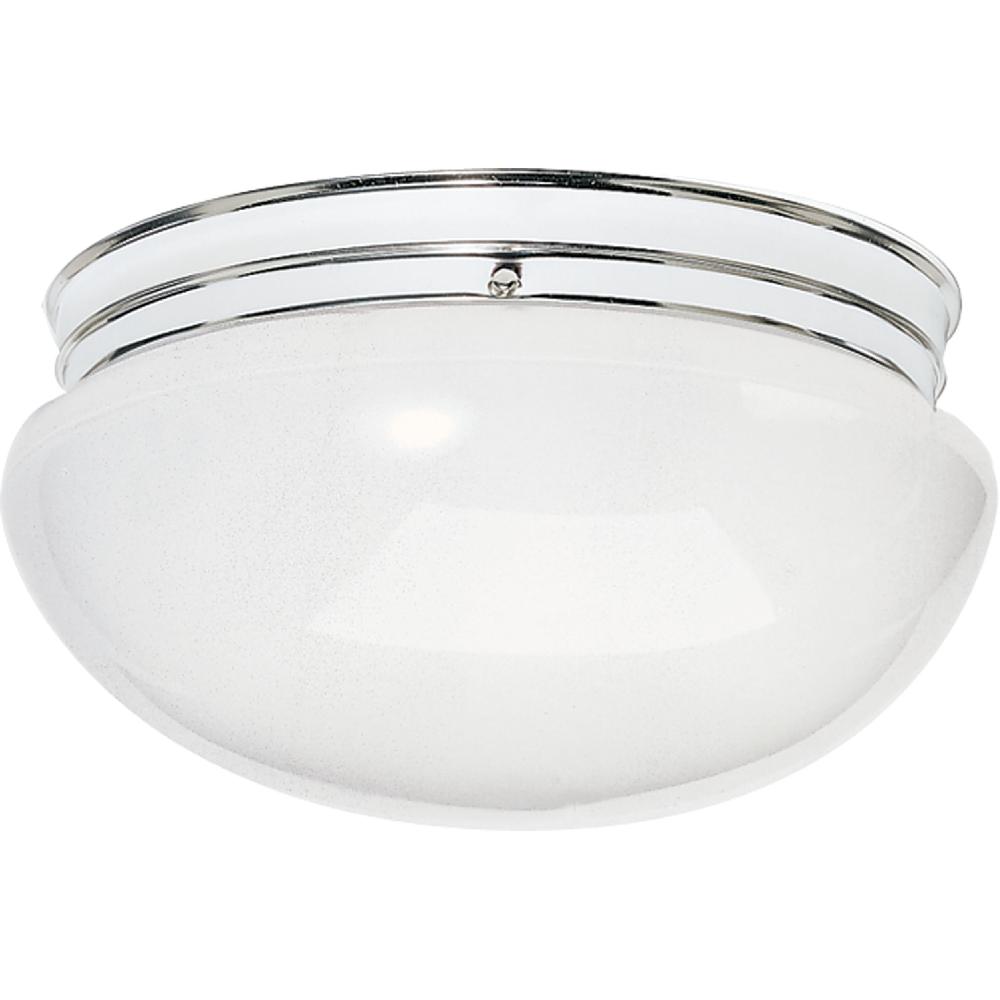 nuvo lighting Brentwood 2 Light 12 inch Polished Chrome Flush Mount Ceiling Light