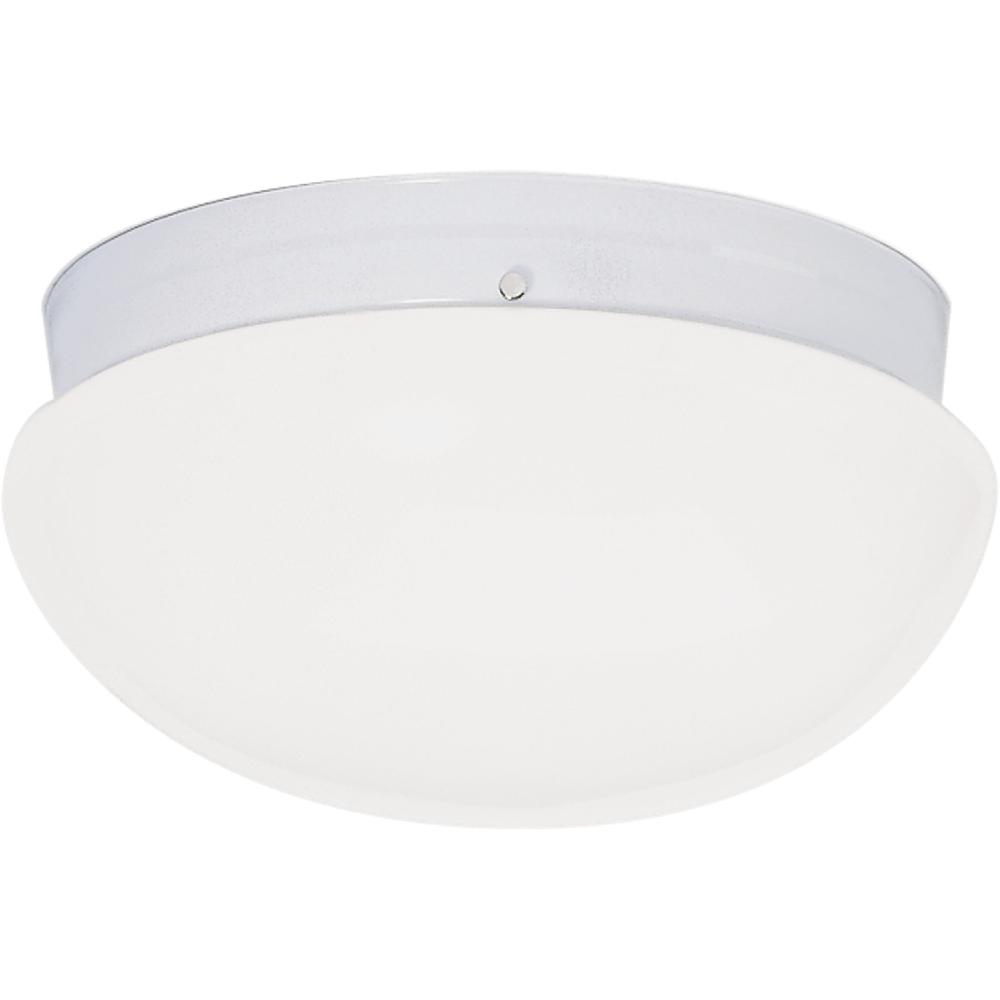 nuvo lighting Brentwood 2 Light 12 inch White Flush Mount Ceiling Light