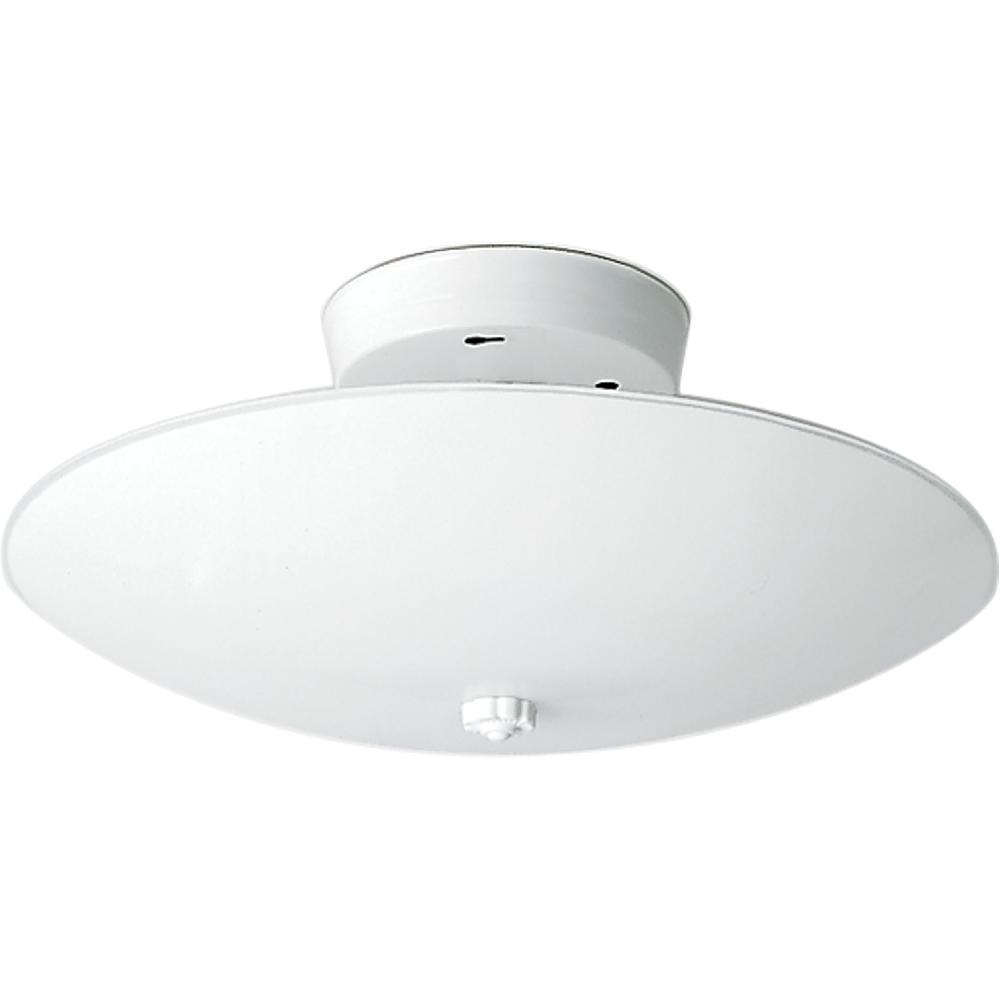 nuvo lighting Brentwood 2 Light 12 inch White Semi Flush Mount Ceiling Light
