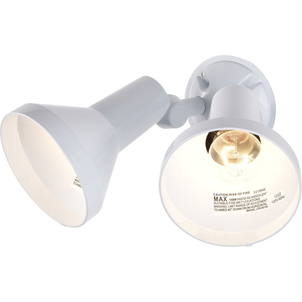 Nuvo Lighting Brentwood 2 Light 5 Inch White Outdoor Flood Light