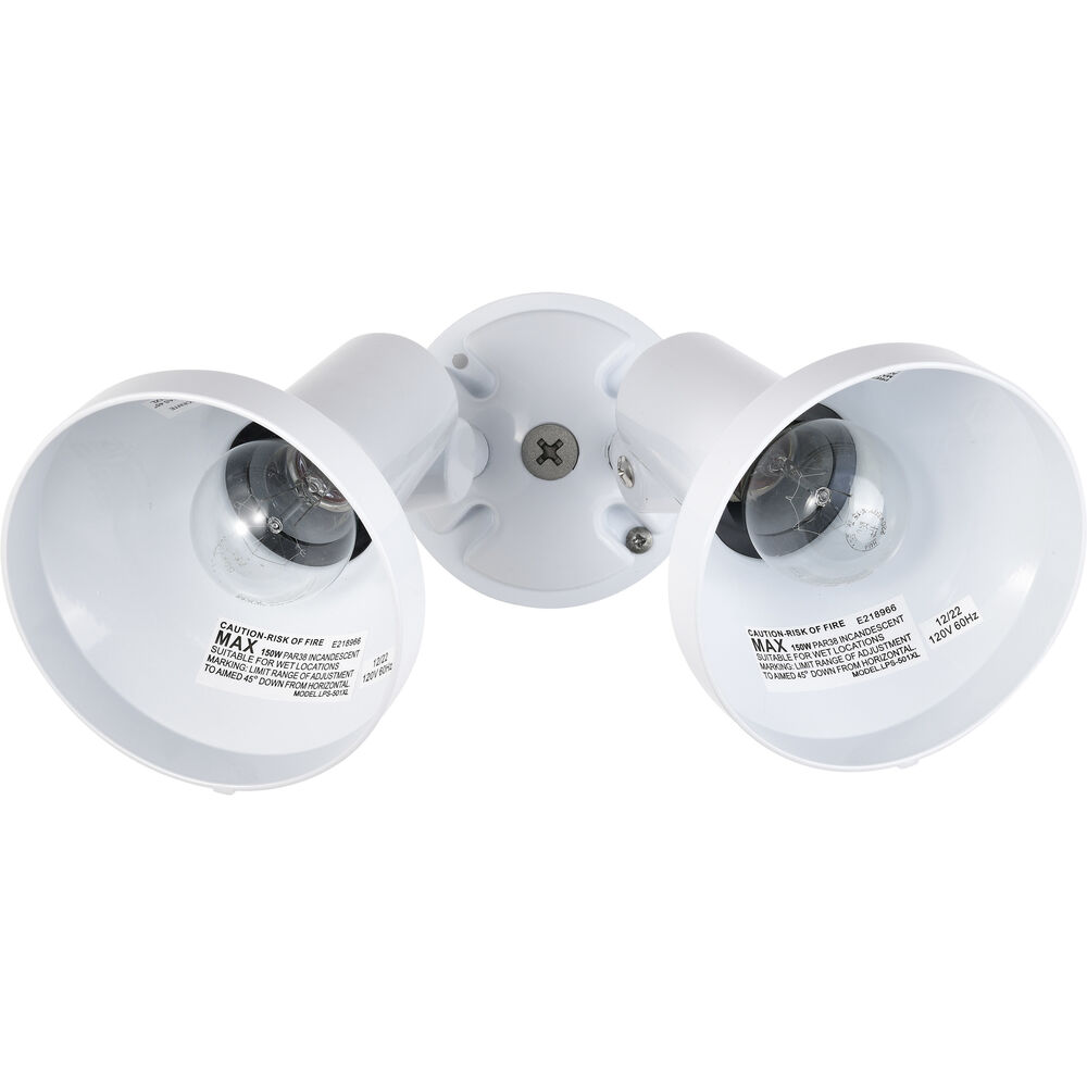 Nuvo Lighting Brentwood 2 Light 5 Inch White Outdoor Flood Light