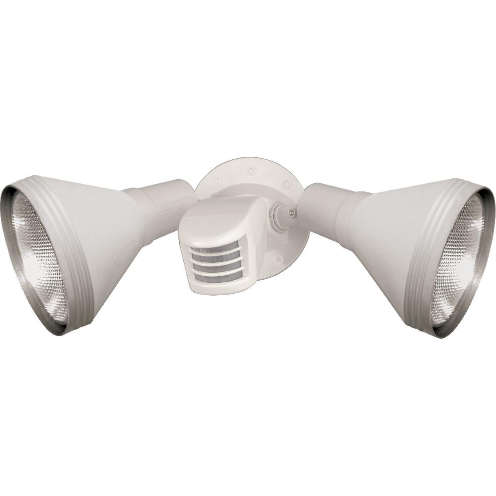 nuvo lighting Brentwood 2 Light 5 inch White Outdoor Flood Light