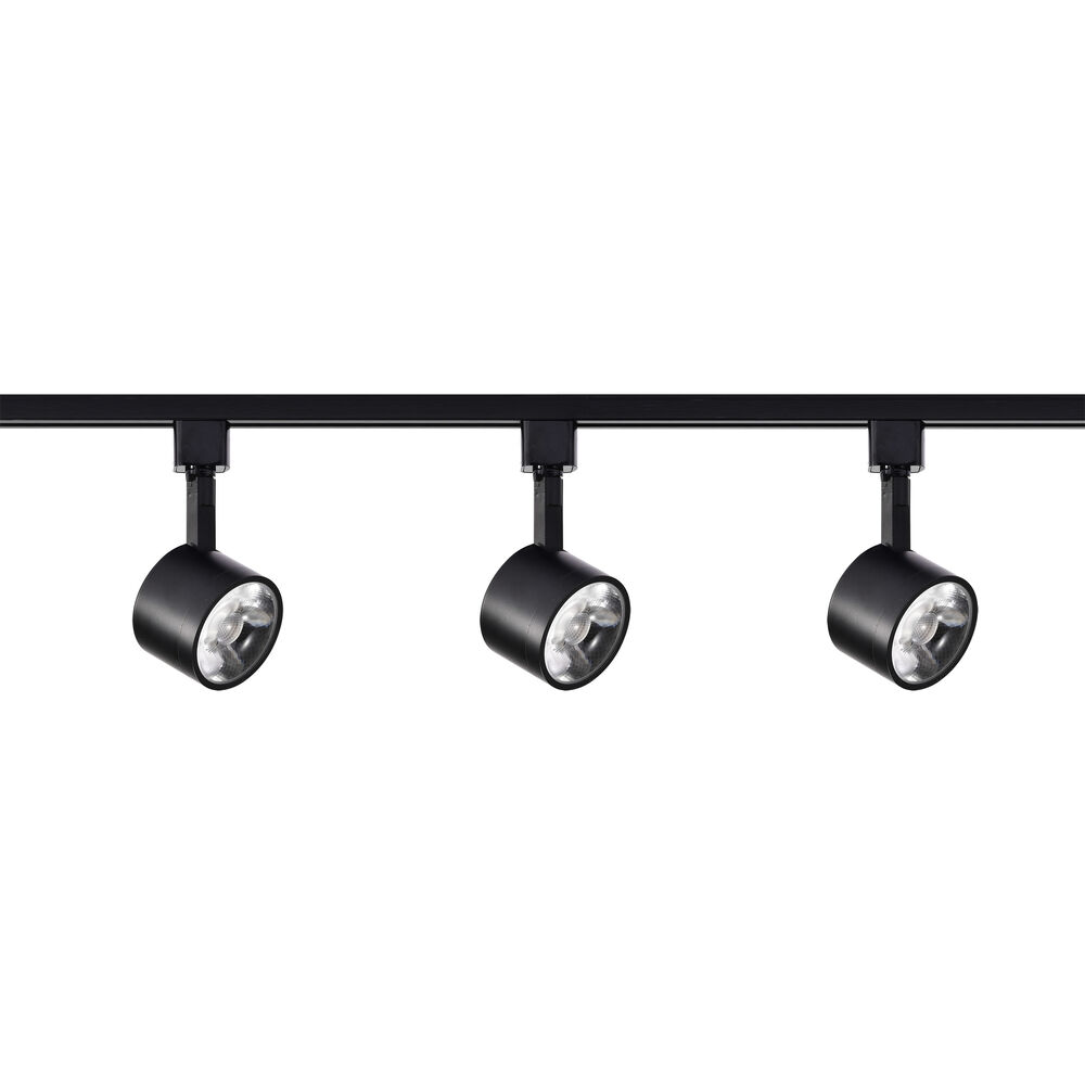 Nuvo Lighting Brentwood 3 Light 120V Black Track Kit Ceiling Light