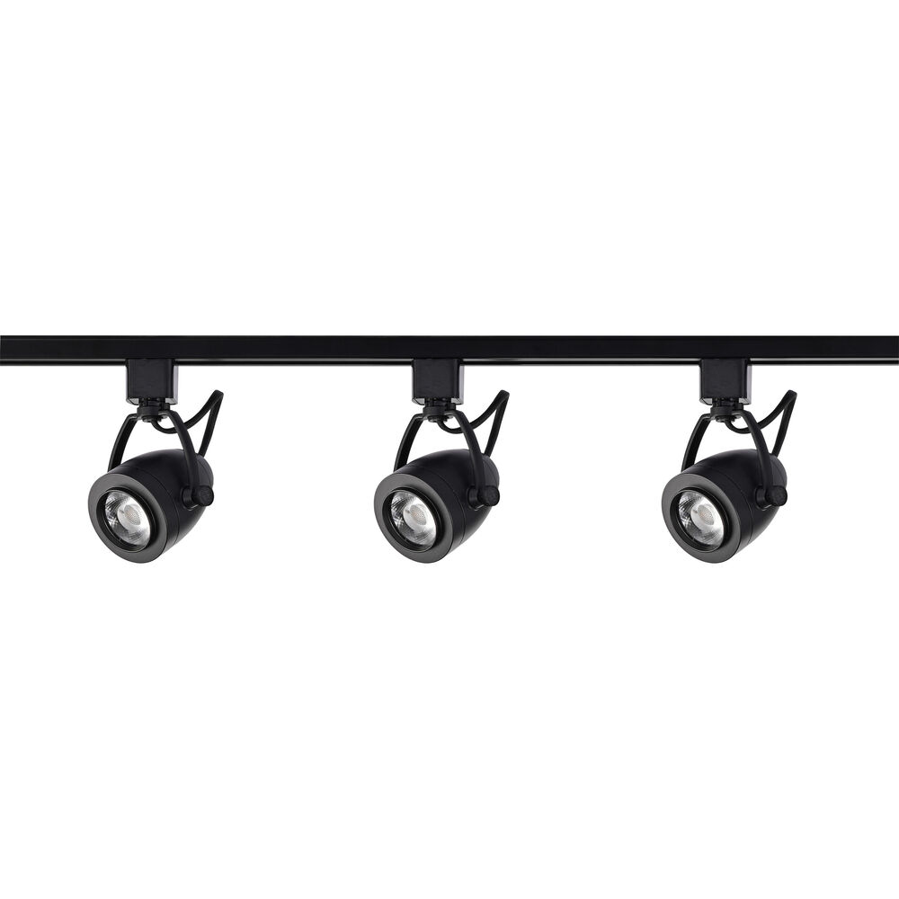 Nuvo Lighting Brentwood 3 Light 120V Black Track Kit Ceiling Light