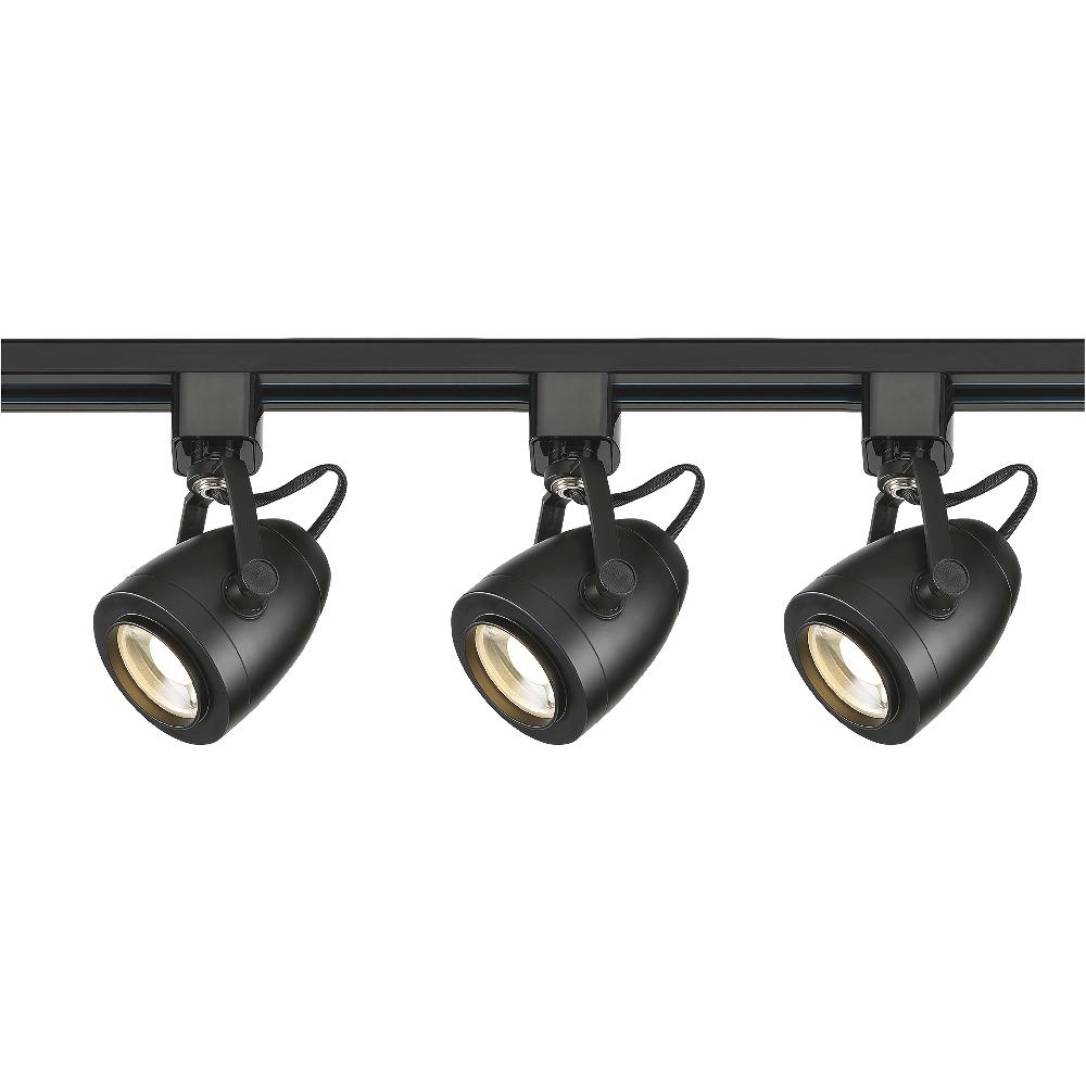 nuvo lighting Brentwood 3 Light 120V Black Track Kit Ceiling Light