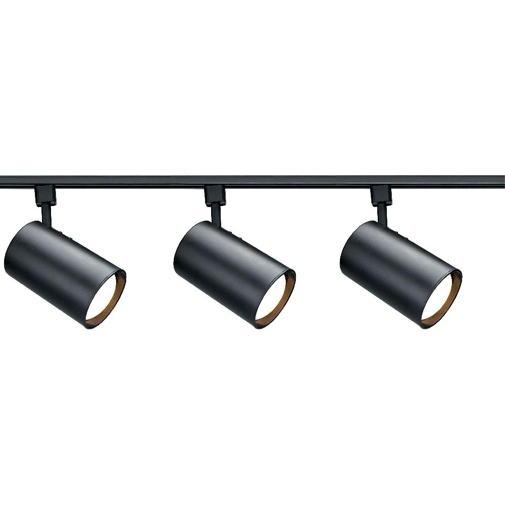 nuvo lighting Brentwood 3 Light 120V Black Track Lighting Ceiling Light