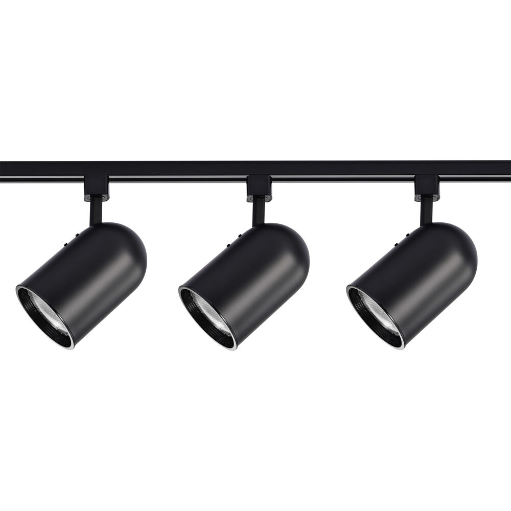 Nuvo Lighting Brentwood 3 Light 120V Black Track Lighting Ceiling Light