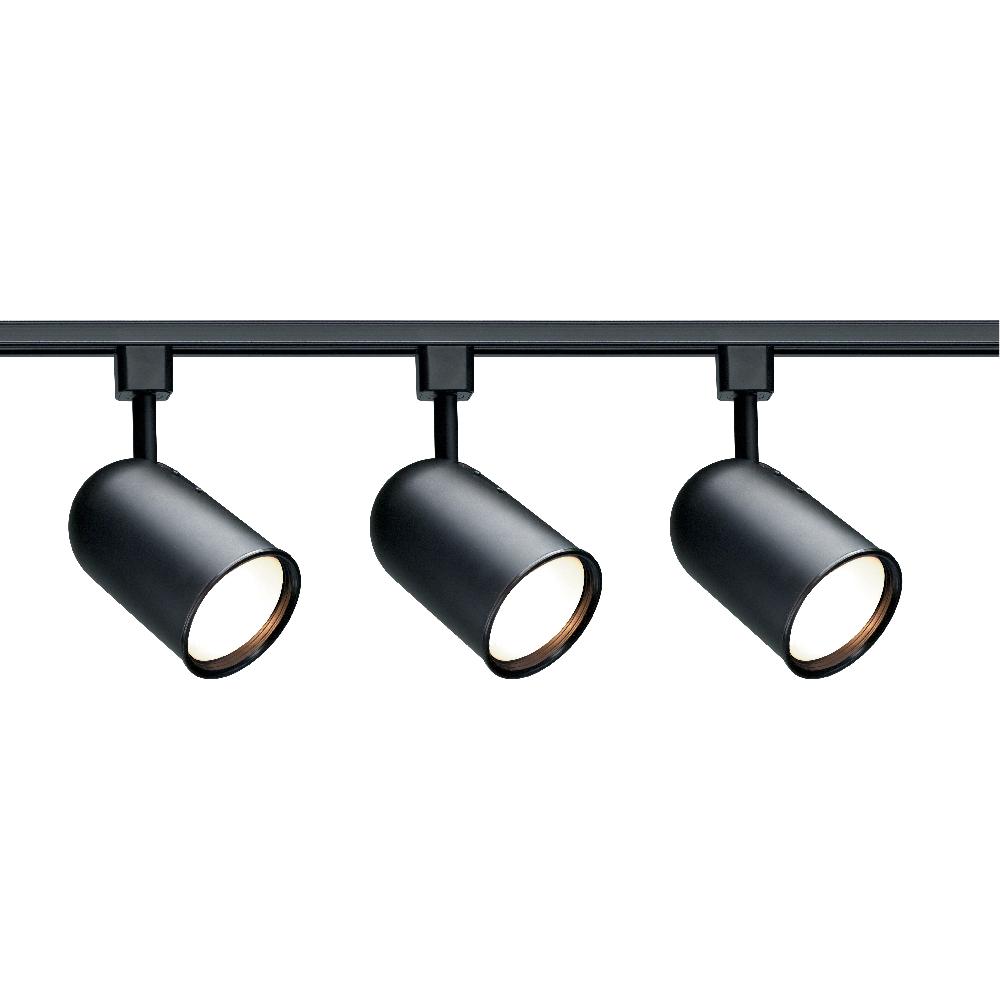 nuvo lighting Brentwood 3 Light 120V Black Track Lighting Ceiling Light