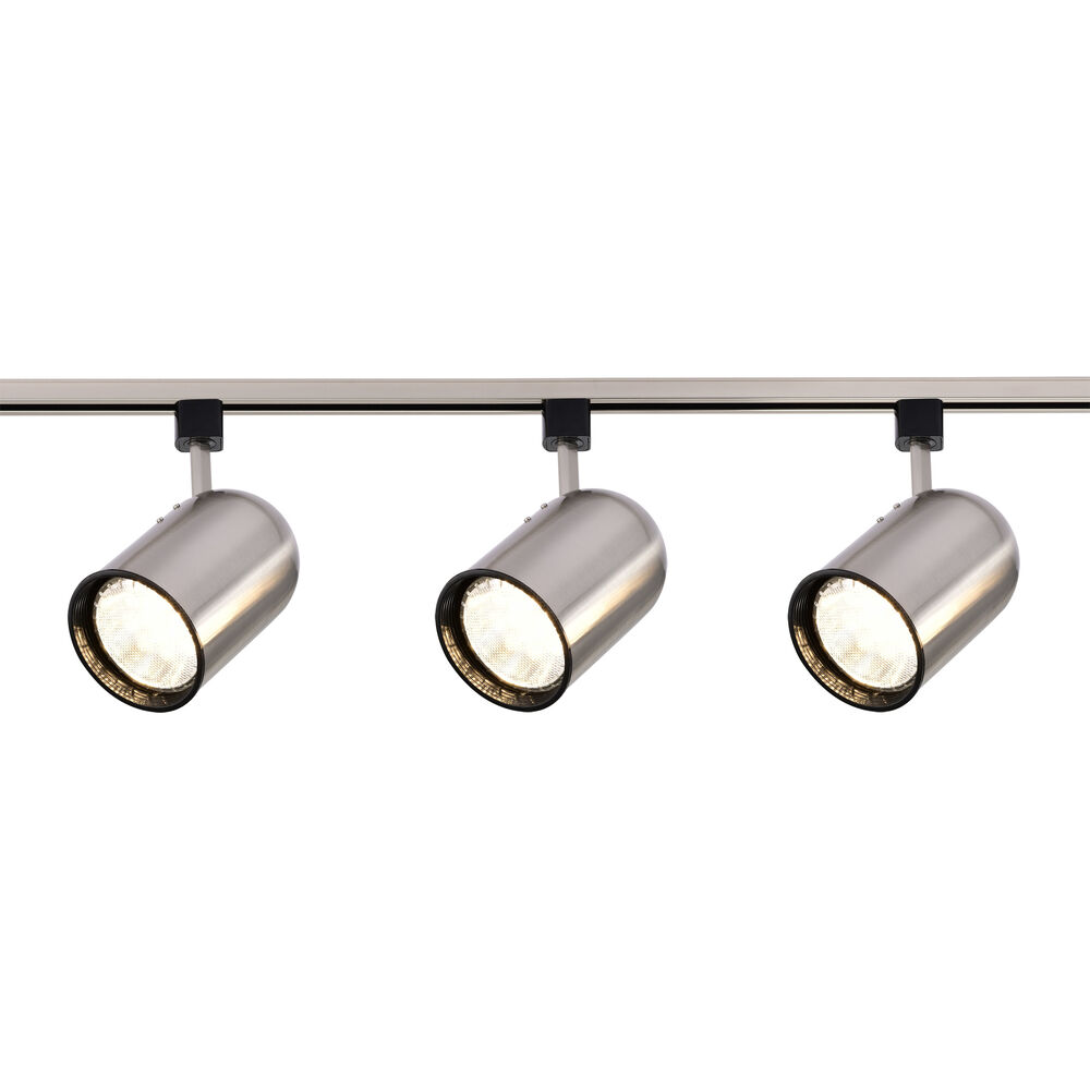 Nuvo Lighting Brentwood 3 Light 120V Brushed Nickel Track Lighting Ceiling Light