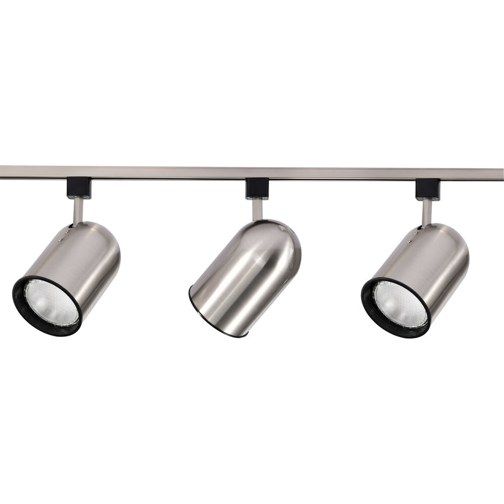 Nuvo Lighting Brentwood 3 Light 120V Brushed Nickel Track Lighting Ceiling Light