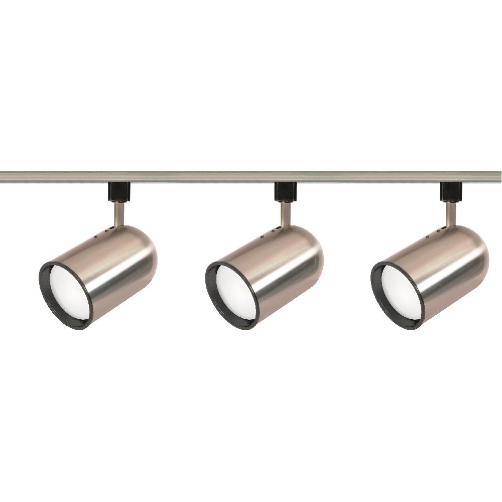 nuvo lighting Brentwood 3 Light 120V Brushed Nickel Track Lighting Ceiling Light