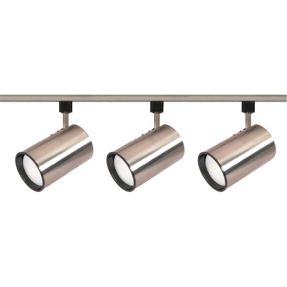 nuvo lighting Brentwood 3 Light 120V Brushed Nickel Track Lighting Ceiling Light