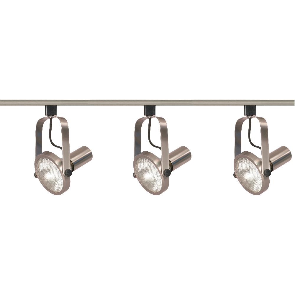 nuvo lighting Brentwood 3 Light 120V Brushed Nickel Track Lighting Ceiling Light