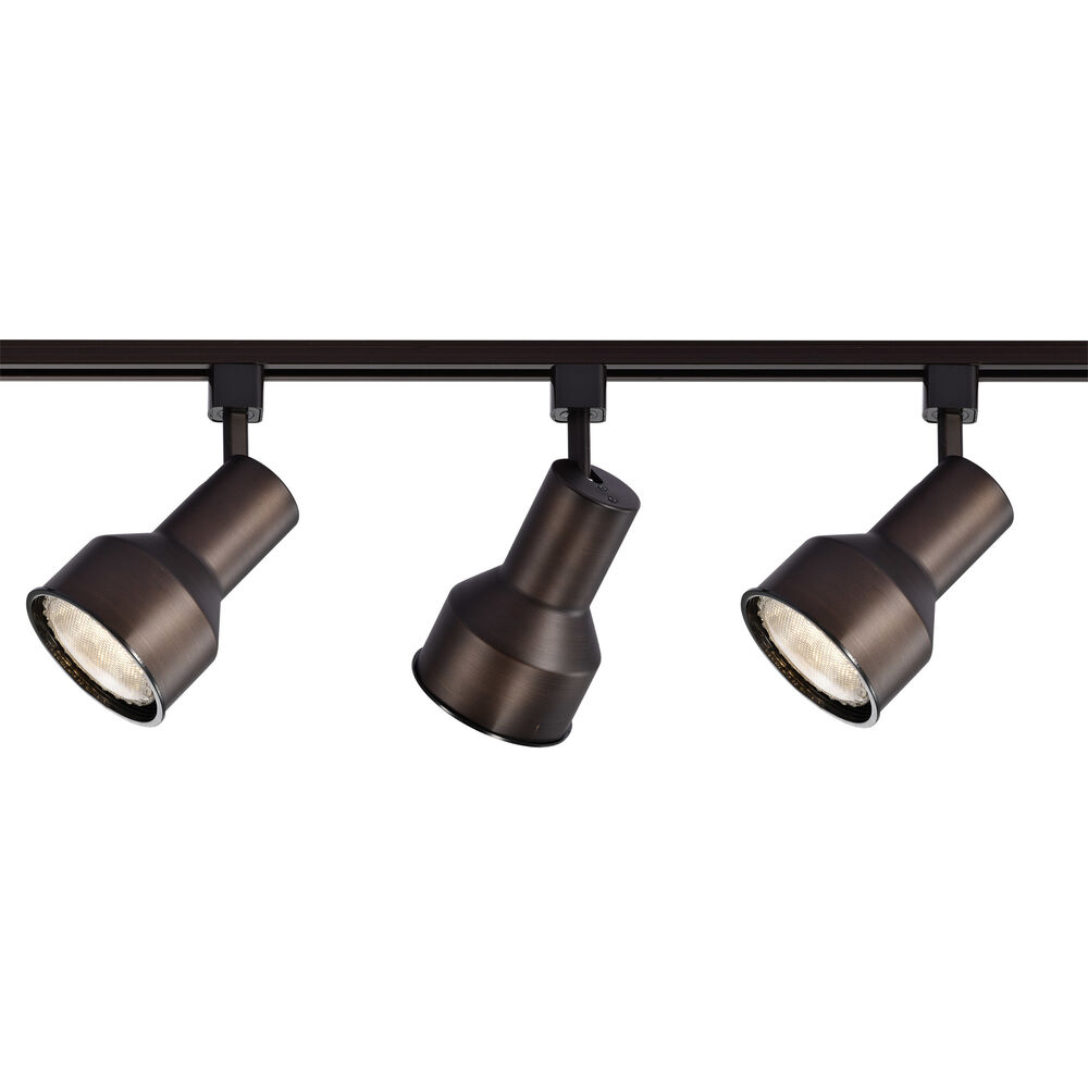 Nuvo Lighting Brentwood 3 Light 120V Russet Bronze Track Kit Ceiling Light