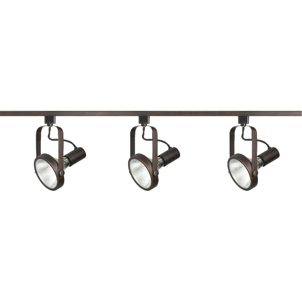 nuvo lighting Brentwood 3 Light 120V Russet Bronze Track Kit Ceiling Light
