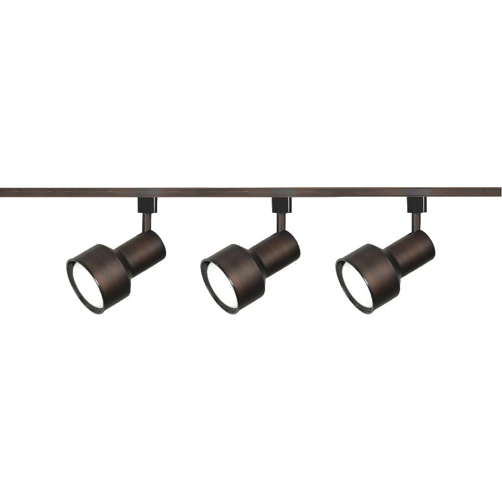 nuvo lighting Brentwood 3 Light 120V Russet Bronze Track Kit Ceiling Light
