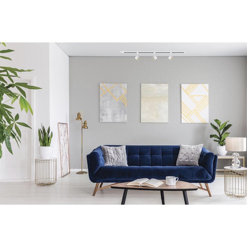 Nuvo Lighting Brentwood 3 Light 120V White Track Kit Ceiling Light