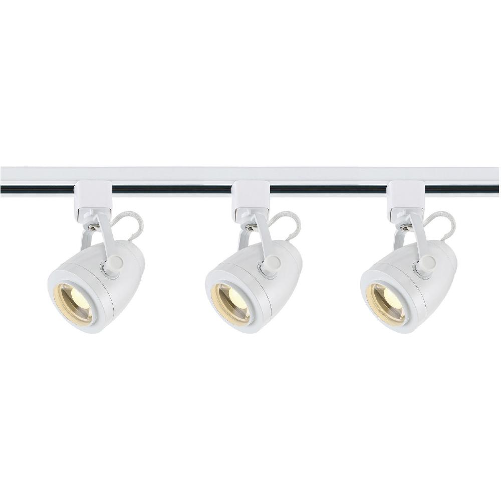 nuvo lighting Brentwood 3 Light 120V White Track Kit Ceiling Light