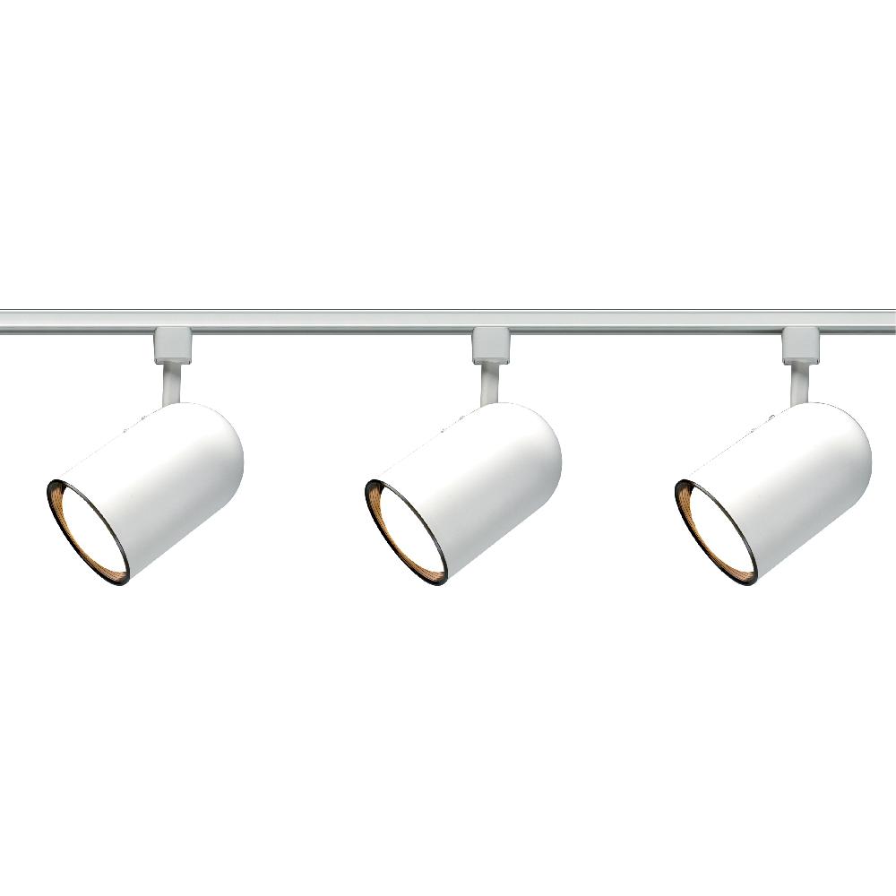 nuvo lighting Brentwood 3 Light 120V White Track Lighting Ceiling Light