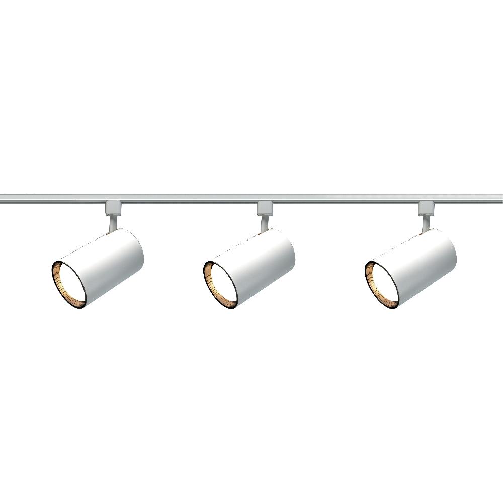 nuvo lighting Brentwood 3 Light 120V White Track Lighting Ceiling Light