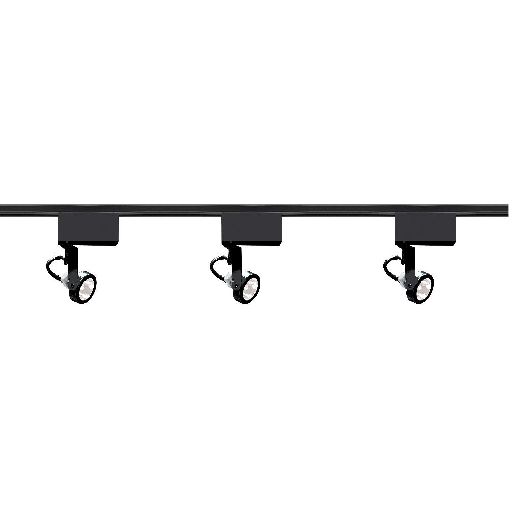 nuvo lighting Brentwood 3 Light 12V Black Track Lighting Ceiling Light