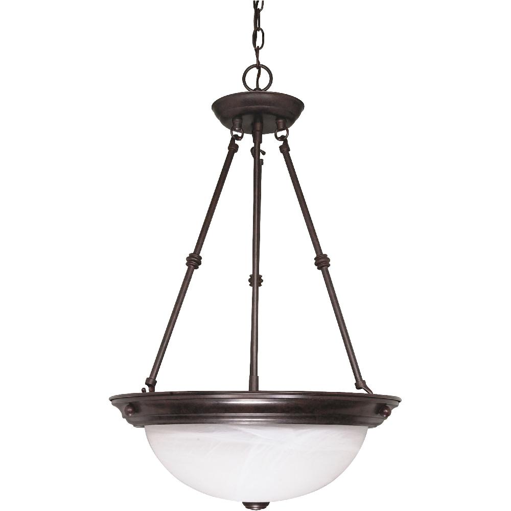 nuvo lighting Brentwood 3 Light 15 inch Old Bronze Pendant Ceiling Light