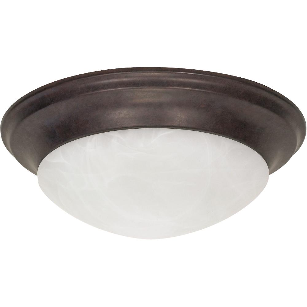 nuvo lighting Brentwood 3 Light 17 inch Old Bronze Flush Mount Ceiling Light