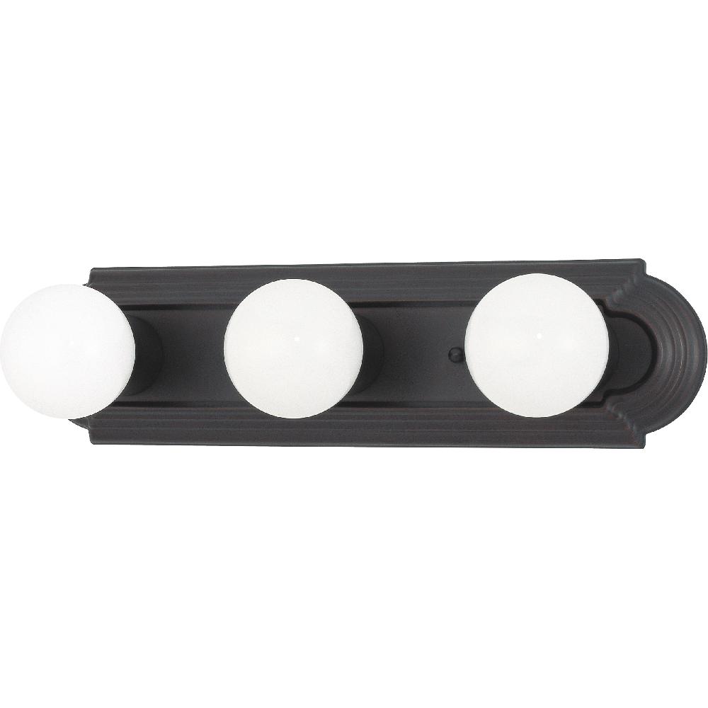 nuvo lighting Brentwood 3 Light 18 inch Mahogany Bronze Vanity Light Wall Light