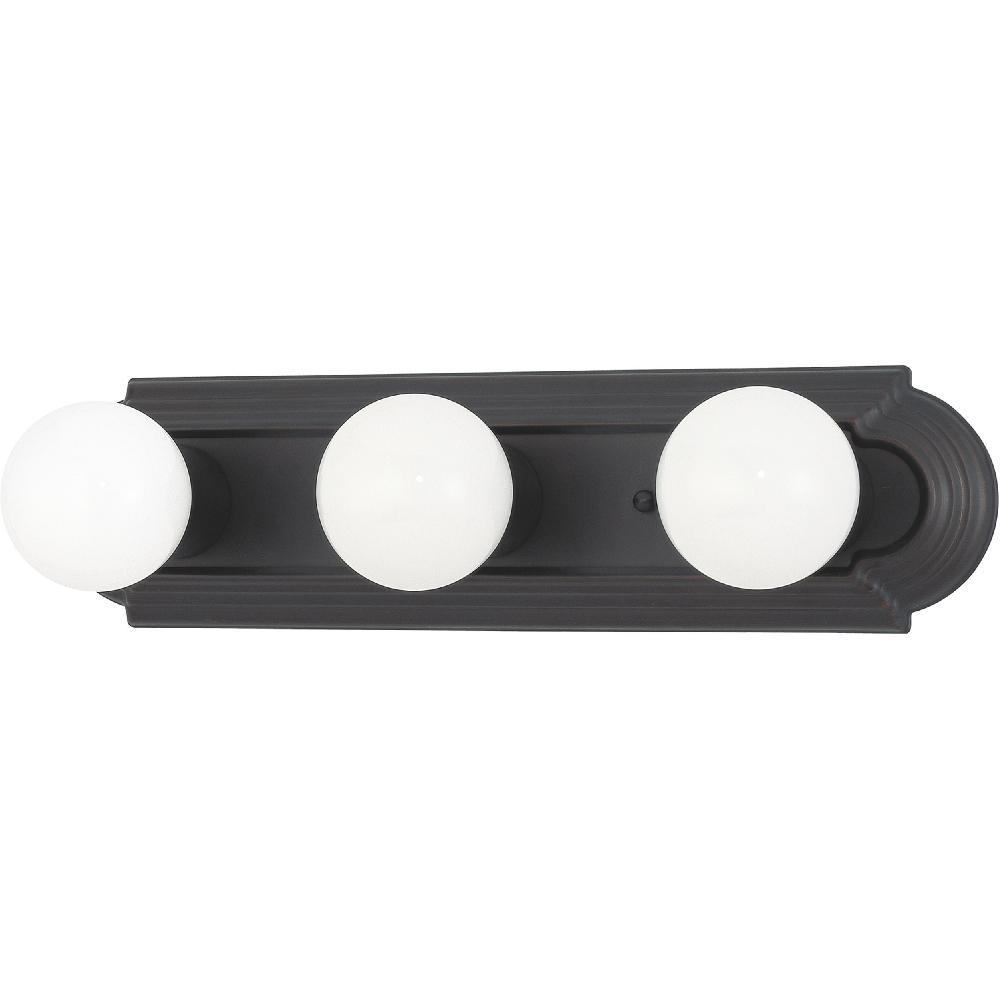 nuvo lighting Brentwood 3 Light 18 inch Mahogany Bronze Vanity Light Wall Light