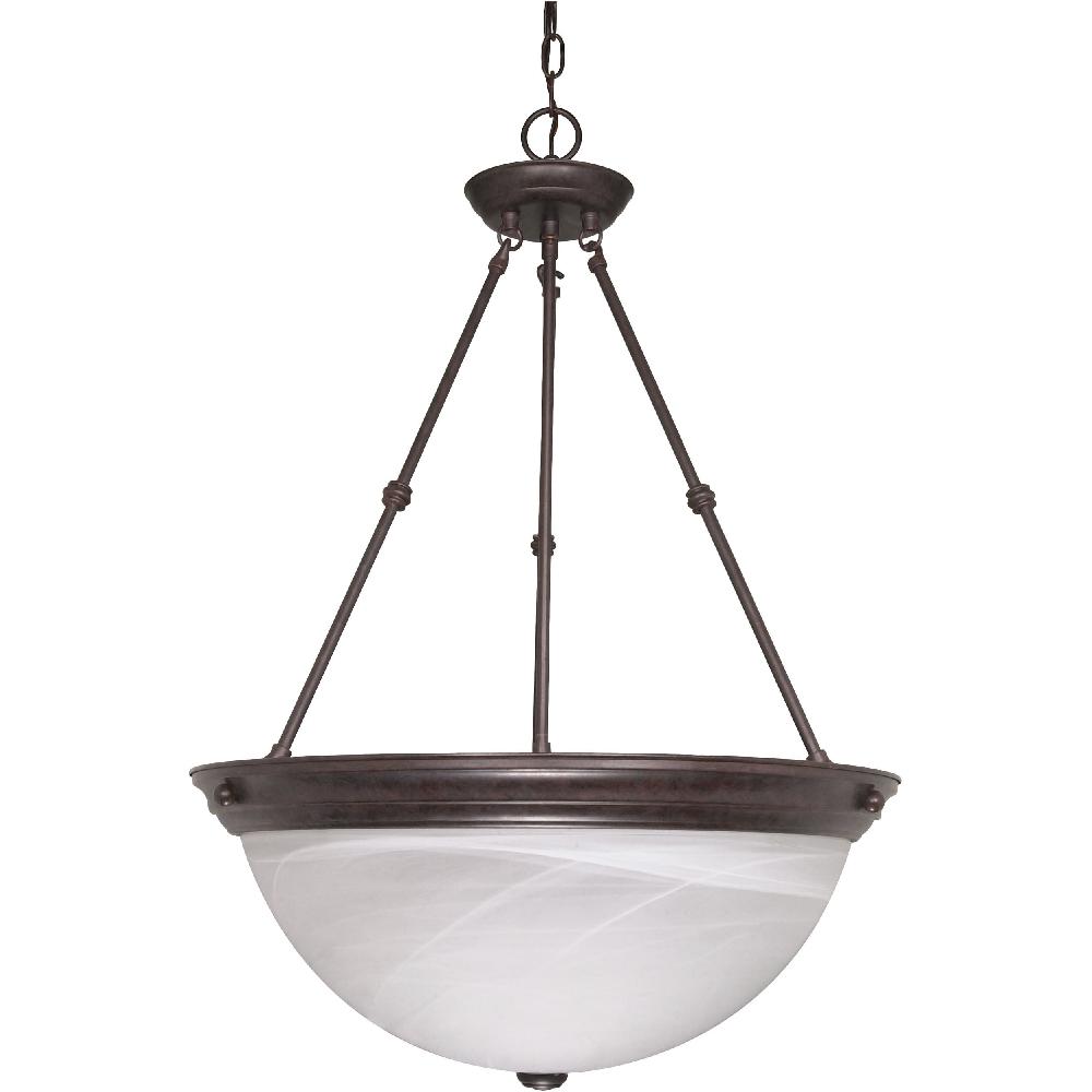 nuvo lighting Brentwood 3 Light 20 inch Old Bronze Pendant Ceiling Light
