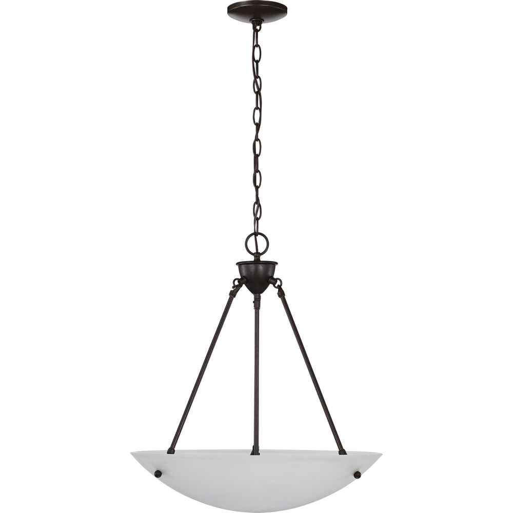 Nuvo Lighting Brentwood 3 Light 23 Inch Old Bronze Pendant Ceiling Light