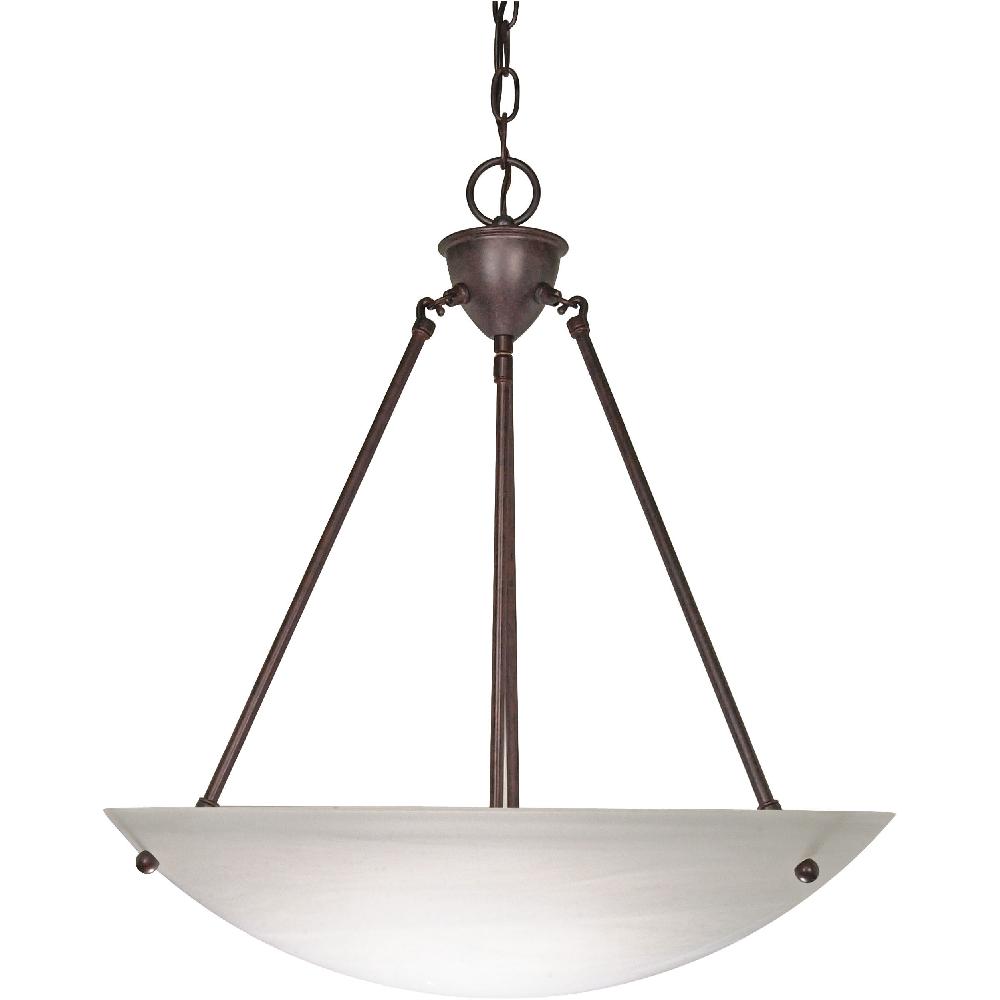 nuvo lighting Brentwood 3 Light 23 inch Old Bronze Pendant Ceiling Light