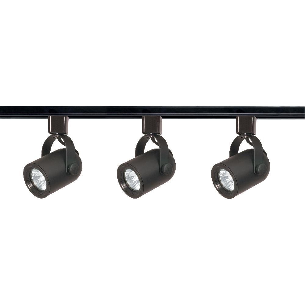 nuvo lighting Brentwood 3 Light Black Track Lighting Ceiling Light