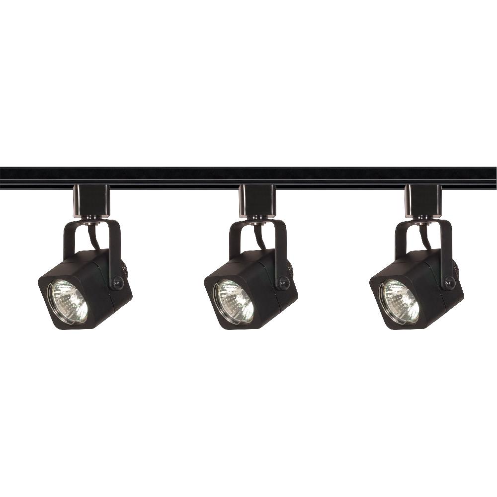 nuvo lighting Brentwood 3 Light Black Track Lighting Ceiling Light