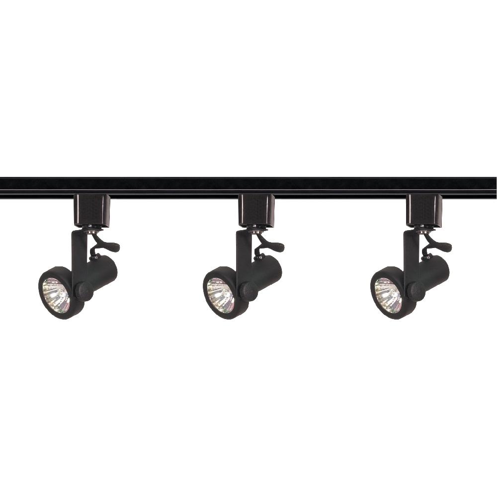 nuvo lighting Brentwood 3 Light Black Track Lighting Ceiling Light