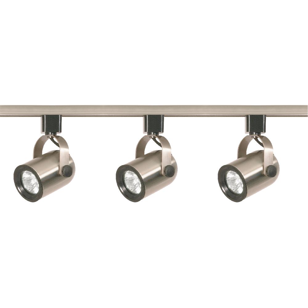 nuvo lighting Brentwood 3 Light Brushed Nickel Track Lighting Ceiling Light
